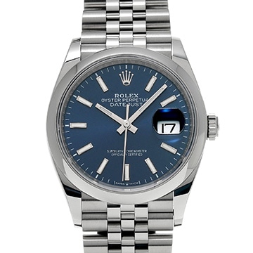ロレックス デイトジャスト 36 126200 ブライトブルー メンズ 時計 【中古】【wristwatch】