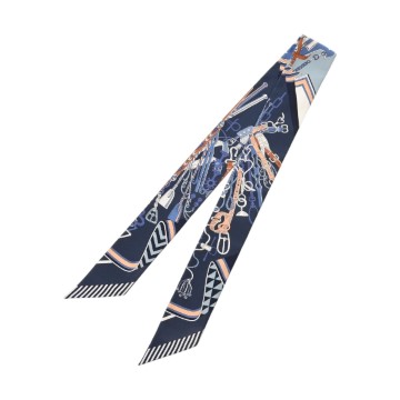 エルメス ツイリー BOUQUETS SELLIER マルチカラー シルク100％ レディース 【新品】【other】