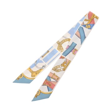 エルメス ツイリー CAVAL CADOUR REMIX マルチカラー 064395S シルク100％ レディース 【新品】【other】