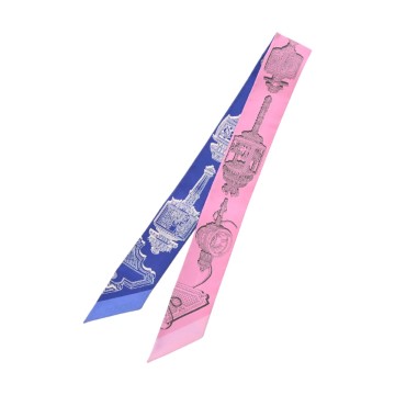 エルメス ツイリー MERVEILLEUSES LANTERNES マルチカラー 063081S シルク100％ レディース 【新品】【other】