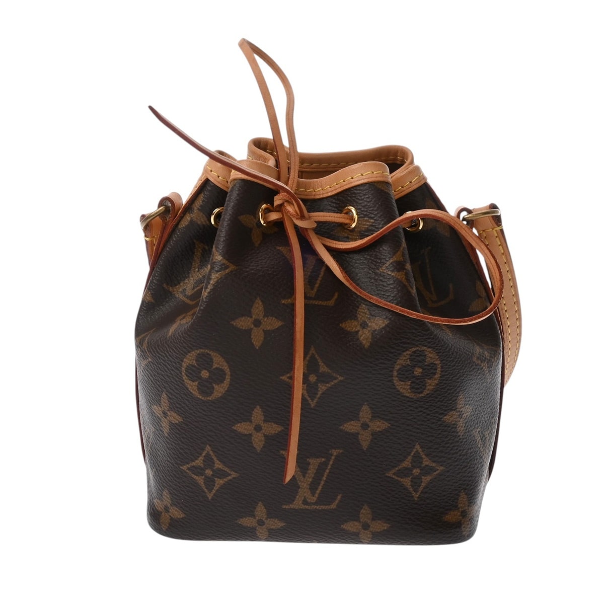 ルイ ヴィトン モノグラム ナノ ノエ ブラウン M41346 モノグラムキャンバス レディース バッグ 【中古】【bag】
