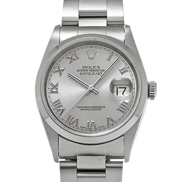 ロレックス デイトジャスト 16200 グレー メンズ 時計 【中古】【wristwatch】