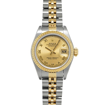 ロレックス デイトジャスト 26 79173 シャンパン レディース 時計 【中古】【wristwatch】