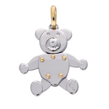 ポメラート オルセット チャーム シルバー K18イエローゴールド YG/ステンレス レディース ジュエリー 【中古】【jewelry】