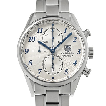 タグ ホイヤー カレラ ヘリテージ クロノグラフ キャリバー1887 CAR2114.FC6292 シルバー メンズ 時計 【中古】【wristwatch】