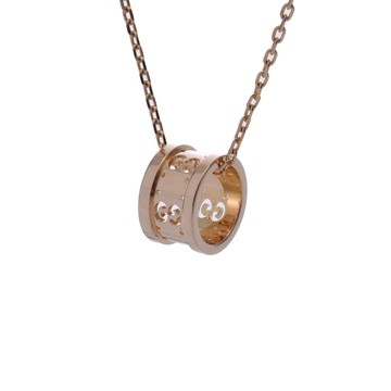 グッチ アイコン トワール ネックレス ゴールド K18ピンクゴールド PG レディース ジュエリー 【中古】【jewelry】