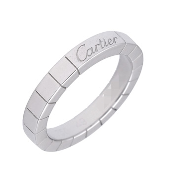 カルティエ ラニエールリング #49 シルバー K18ホワイトゴールド WG レディース ジュエリー 【中古】【jewelry】