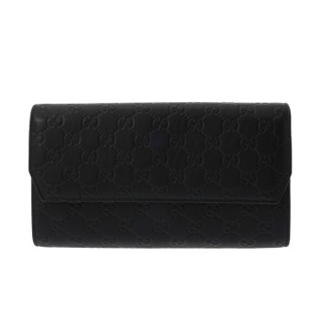グッチ グッチシマ トラベルケース GG柄 ブラック 168252 レザー メンズ 【中古】【bag】
