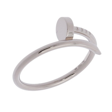 カルティエ ジュストアンクル リング SM #56 シルバー K18ホワイトゴールド WG レディース ジュエリー 【中古】【jewelry】
