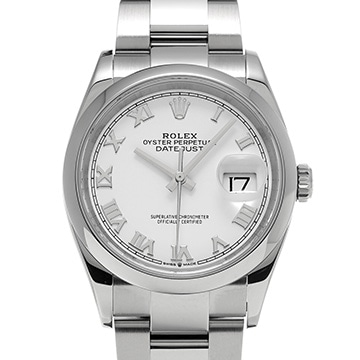 ロレックス デイトジャスト 36 126200 ホワイト メンズ 時計 【中古】【wristwatch】