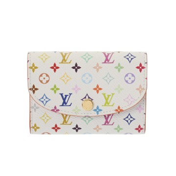 ルイ ヴィトン モノグラムマルチカラー ポルトモネ ロザリ LV×TM 村上隆コラボ ブロン M41939 モノグラムキャンバス レディース 財布 【未使用】【purse】