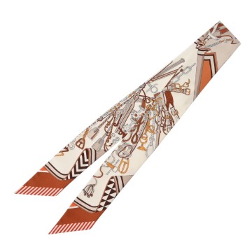 エルメス ツイリー BOUQUETS SELLIER マルチカラー シルク100％ レディース 【未使用】【other】