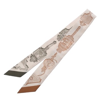 エルメス ツイリー MERVEILLEUSES LANTERNES マルチカラー 063081S シルク100％ レディース 【新品】【other】