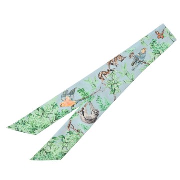 エルメス ツイリー EQUATEUR マルチカラー 061798S シルク100％ レディース 【新品】【other】