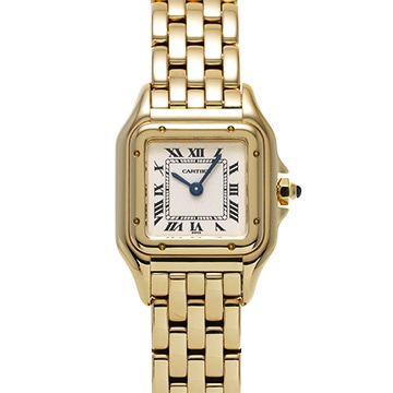 カルティエ パンテール SM W25022B9 アイボリー レディース 時計 【中古】【wristwatch】