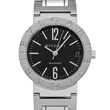 ブルガリ ブルガリブルガリ BB33SS AUTO ブラック ユニセックス 時計 【中古】【wristwatch】