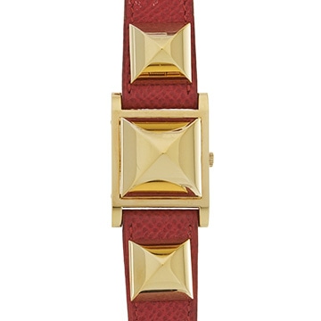 エルメス メドール ME1.201 ホワイト レディース 時計 【中古】【wristwatch】