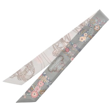 エルメス ツイリー BRIDES DE GALA EN FLEURS マルチカラー 064220S シルク100％ レディース 【中古】【other】