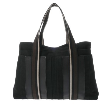 エルメス トロカホリゾンタル MM トートバッグ ブラウン キャンバス ユニセックス バッグ 【中古】【bag】