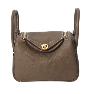 エルメス リンディ ミニ 2 エトゥープ トリヨンクレマンス レディース バッグ 【新品】【bag】