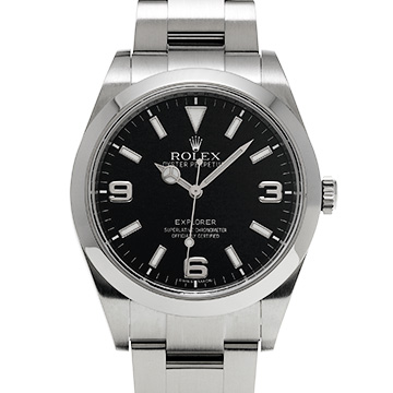 ロレックス エクスプローラー 214270 ブラック メンズ 時計 【中古】【wristwatch】