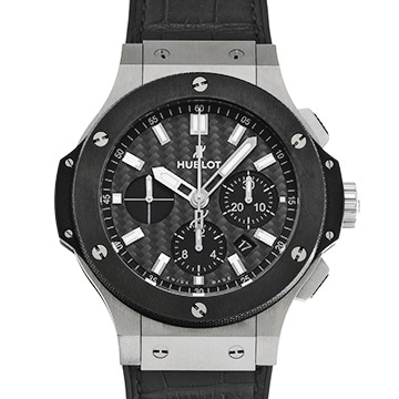 ウブロ ビッグバン エボリューション クロノ 301.SM.1770.GR ブラックカーボン メンズ 時計 【中古】【wristwatch】