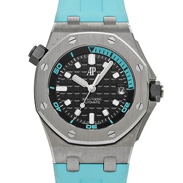 オーデマ ピゲ ロイヤルオーク オフショア ダイバー 15720ST.OO.A355CA.01 ブラック メンズ 時計 【中古】【wristwatch】