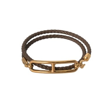 エルメス ルリ ドゥブルトゥール エトゥープ/ゴールド金具 ヴォースイフト レディース ジュエリー 【中古】【jewelry】
