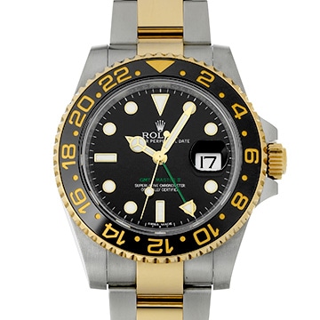 ロレックス GMTマスターII 116713LN ブラック メンズ 時計 【中古】【wristwatch】