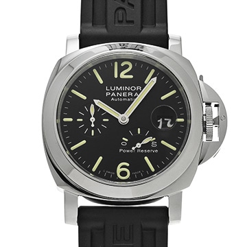 パネライ ルミノール パワーリザーブ PAM00090 ブラック メンズ 時計 【中古】【wristwatch】