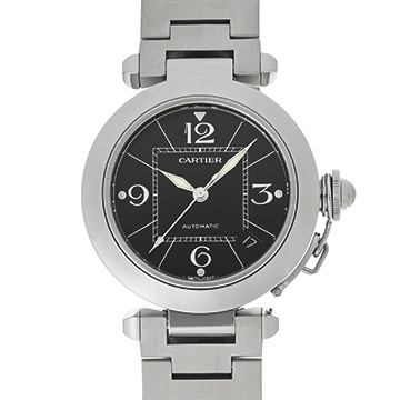 カルティエ パシャC W31076M7 ブラック ユニセックス 時計 【中古】【wristwatch】