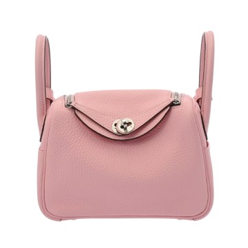 エルメス リンディ ミニ ヴェルソ ローズサクラ/グリペール トリヨンクレマンス レディース バッグ 【未使用】【bag】