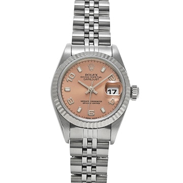 ロレックス デイトジャスト 69174 ピンク レディース 時計 【中古】【wristwatch】