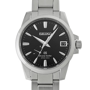グランドセイコー ヘリテージコレクション スプリングドライブ SBGA027 ブラック メンズ 時計 【中古】【wristwatch】