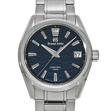 グランドセイコー エボリューション9コレクション スプリングドライブ 5デイズ SLGA021 ブルー メンズ 時計 【中古】【wristwatch】
