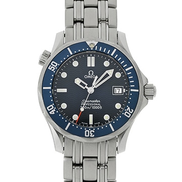 オメガ シーマスター プロフェッショナル 300 ミッドサイズ 2561.80 ブルー ユニセックス 時計 【中古】【wristwatch】