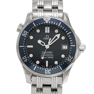 オメガ シーマスター 300 デイト 2551.80 ブルー メンズ 時計 【中古】【wristwatch】