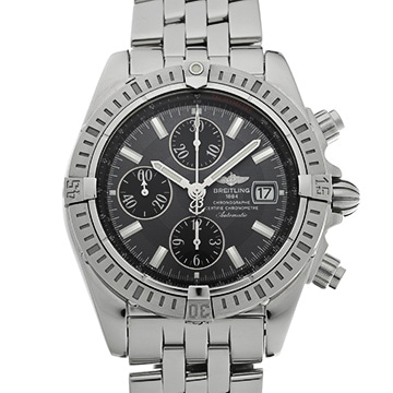 ブライトリング クロノマット エボリューション A156F17PA グレー/ブラック メンズ 時計 【中古】【wristwatch】