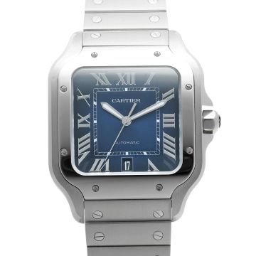 カルティエ サントス ドゥ カルティエ LM WSSA0030 ブルー・グラデーション メンズ 時計 【未使用】【wristwatch】