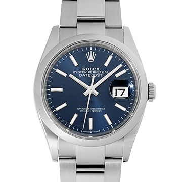 ロレックス デイトジャスト 36 126200 ブライトブルー メンズ 時計 【中古】【wristwatch】