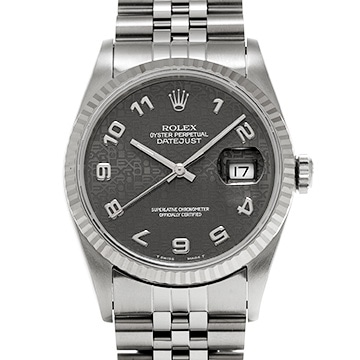 ロレックス デイトジャスト 16234 グレーコンピュータ メンズ 時計 【中古】【wristwatch】