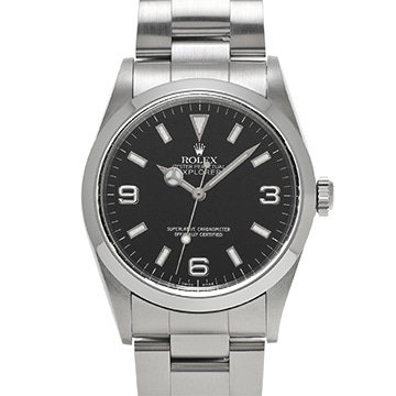 ロレックス エクスプローラー 14270 ブラック メンズ 時計 【中古】【wristwatch】