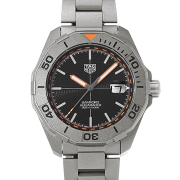 タグ ホイヤー アクアレーサー キャリバー5 バンフォード WAY208F.BF0638 ブラック メンズ 時計 【中古】【wristwatch】
