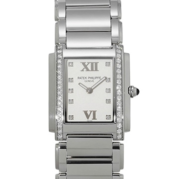 パテック フィリップ トゥエンティ~4 4910/10A-011 シルバー/ダイヤモンド レディース 時計 【中古】【wristwatch】