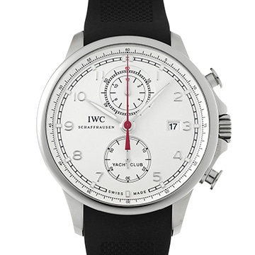 IWC ポルトギーゼ ヨットクラブ クロノグラフ IW390206 シルバー メンズ 時計 【中古】【wristwatch】