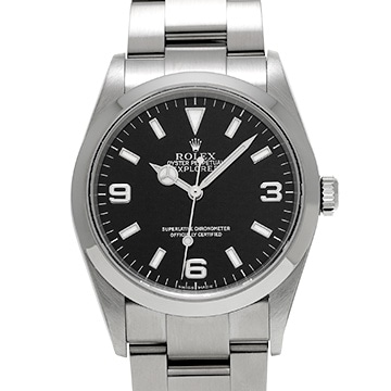 ロレックス エクスプローラー 114270 ブラック メンズ 時計 【中古】【wristwatch】