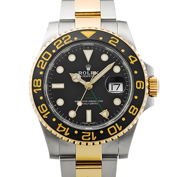 ロレックス GMTマスターII 116713LN ブラック メンズ 時計 【中古】【wristwatch】