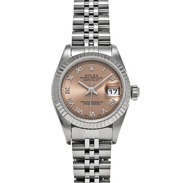 ロレックス デイトジャスト 79174 ピンク レディース 時計 【中古】【wristwatch】