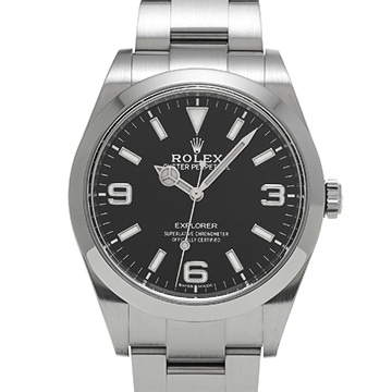 ロレックス エクスプローラー 214270 ブラック メンズ 時計 【中古】【wristwatch】