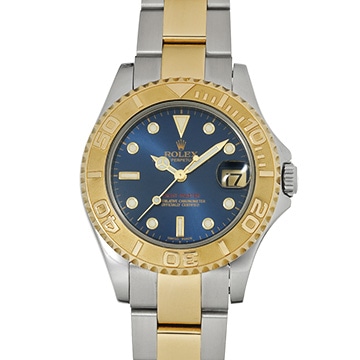 ロレックス ヨットマスター 168623 ブルー ユニセックス 時計 【中古】【wristwatch】